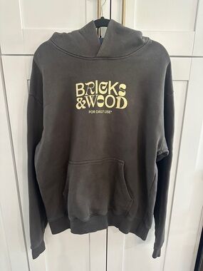 Bricks & Wood Grey Hoodie